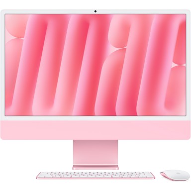 APPLE AiO računalo iMac 24, M4, 24", 4480 x 2520, 24 GB, 512 GB SSD, macOS, roza